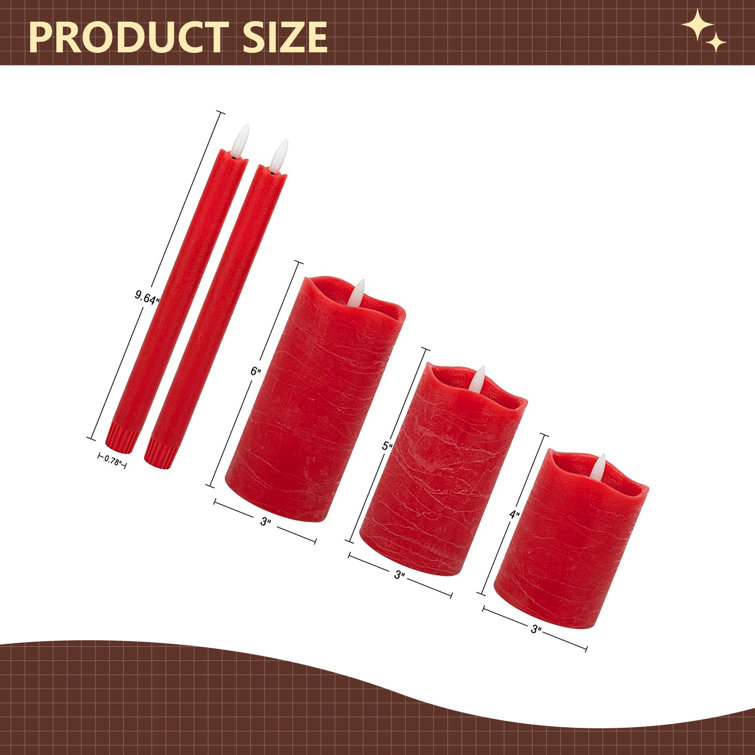 Eternal Night Flameless Taper Candle Wayfair Canada